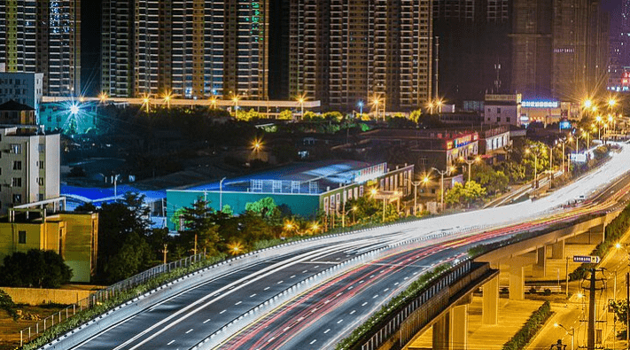 广东省东洲大道，繁华之路，活力之港